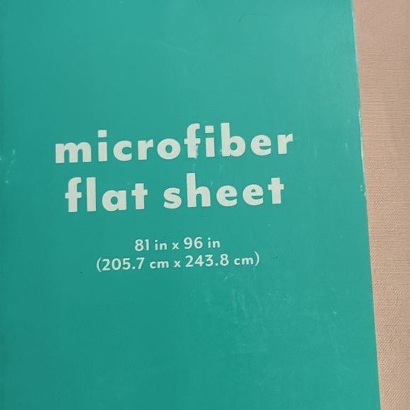 Pillowfort Microfiber Full Just Peachy Flat Sheet - Picture 5 of 5